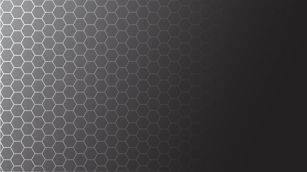 Fondo hexagonal negro de panal