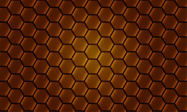 Vector fondo de hexágono de forma geométrica abstracta, fondo abstracto geométrico con hexágonos