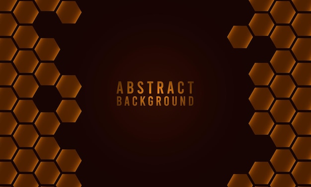 Fondo de hexágono de forma geométrica abstracta, fondo abstracto geométrico con hexágonos