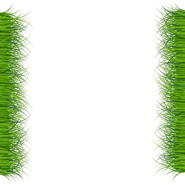 Fondo de hierba Patrón natural del campo de hierba Ilustración vectorial