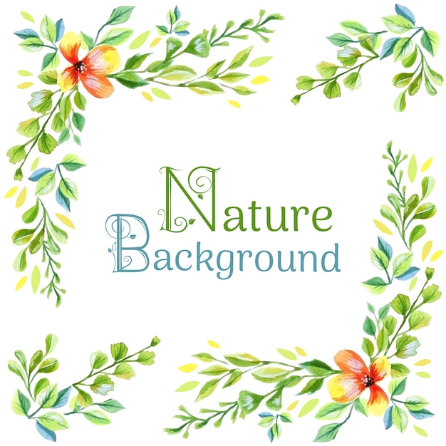 Fondo de hojas de naturaleza