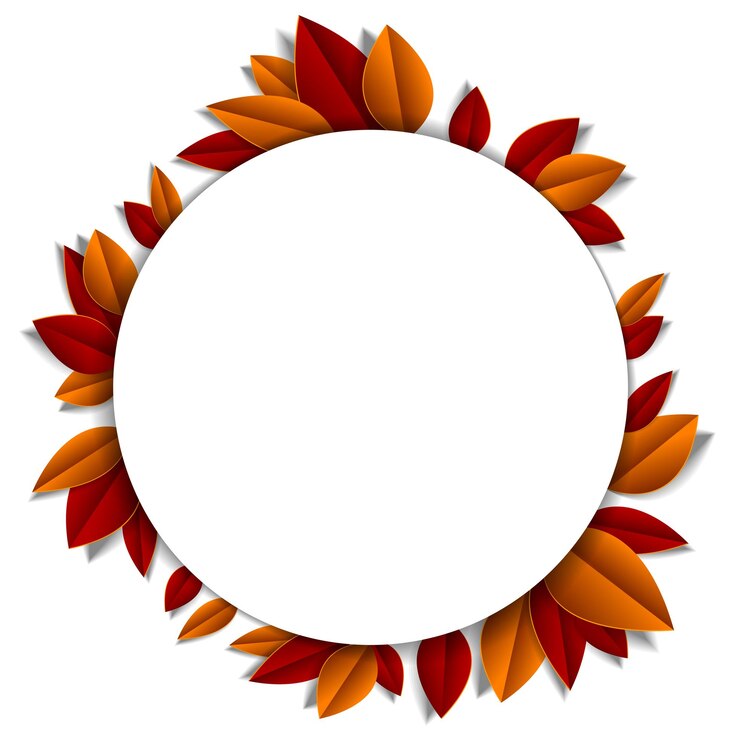 Vector fondo con hojas de otoño estilo de corte de papel, espacio de copia para texto, ilustración floral vectorial. evento de aniversario de la temporada de otoño o tarjeta de felicitación.