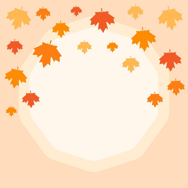 Fondo con hojas de otoño