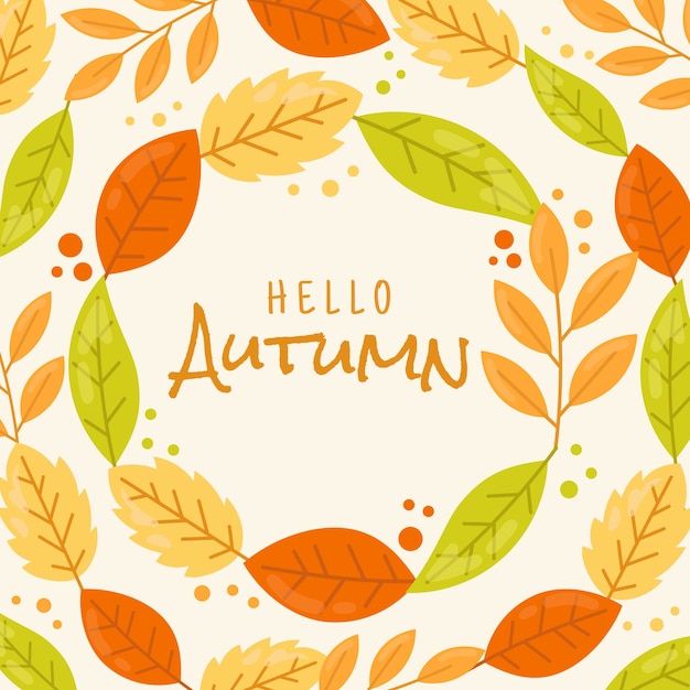 Fondo de hojas de otoño