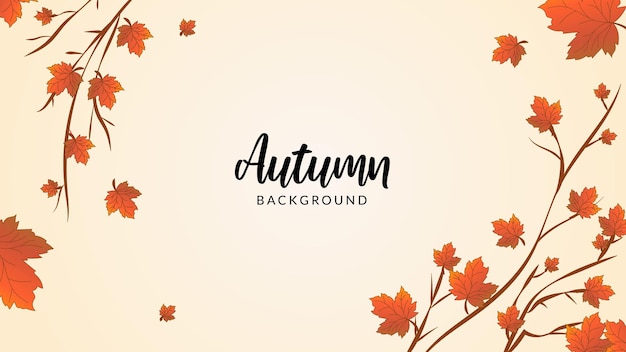 Fondo de hojas de otoño