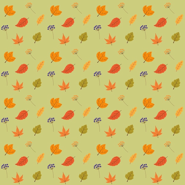 Fondo de hojas de otoño