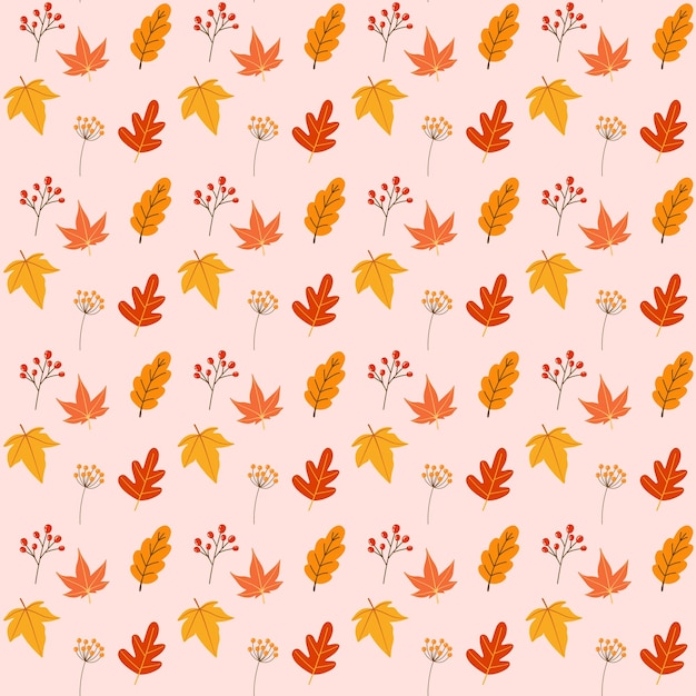 Fondo de hojas de otoño