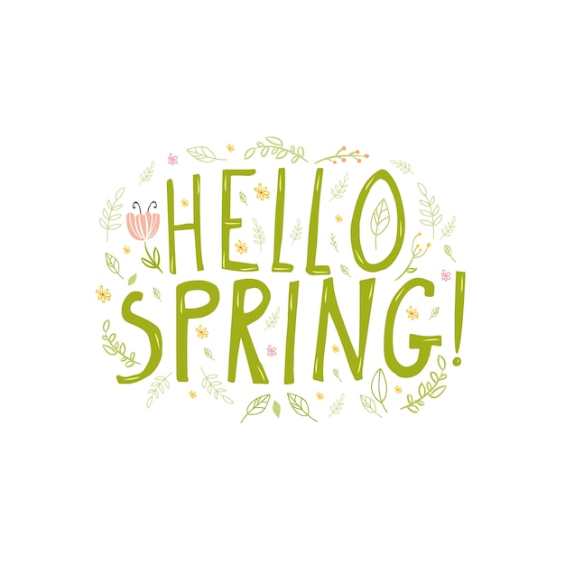 Fondo de hola primavera