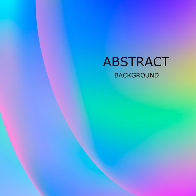 Fondo holográfico 3d Vector