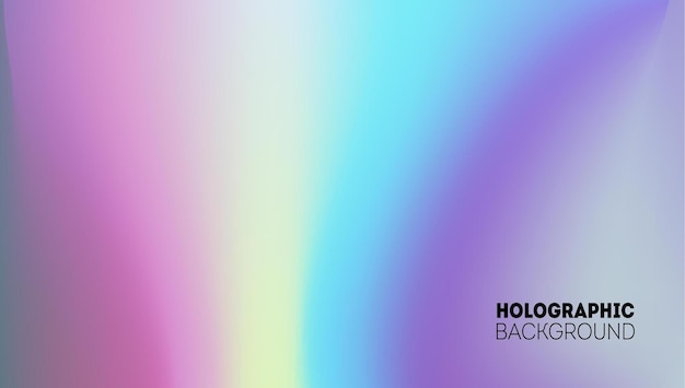 Fondo holográfico abstracto