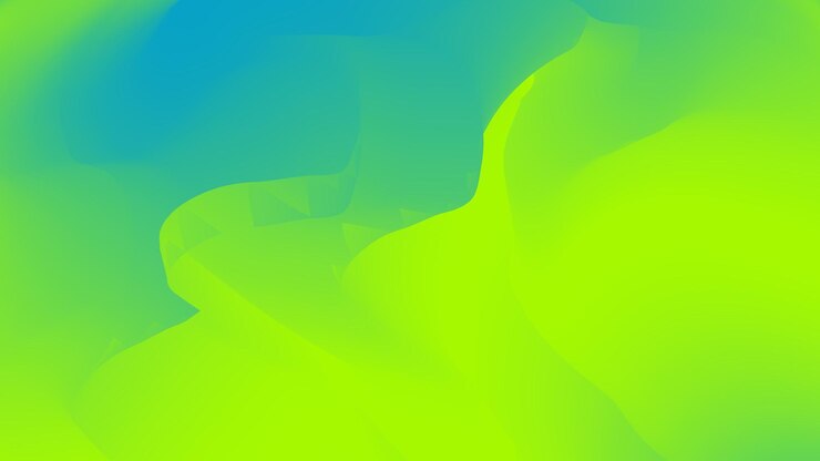 Fondo holográfico borroso degradado abstracto azul y verde