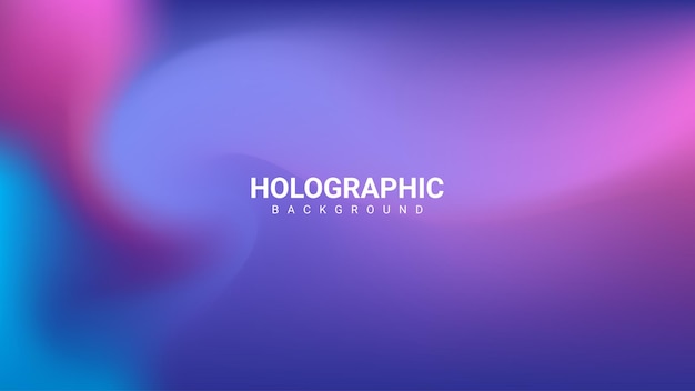 Fondo holográfico con colores modernos