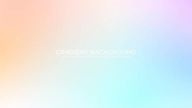 Fondo holográfico degradado Efecto de textura borrosa Ilustración gráfica abstracta moderna de color brillante