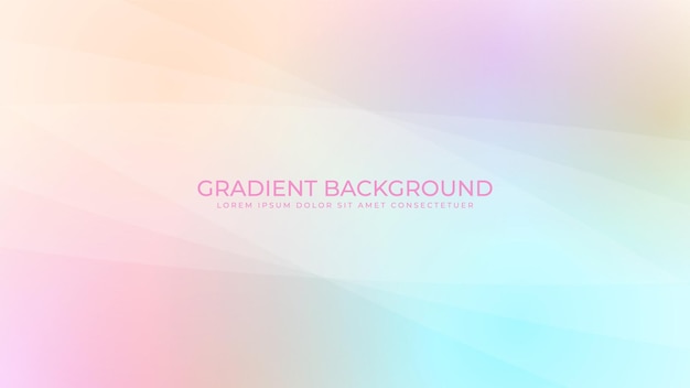 Fondo holográfico degradado Efecto de textura borrosa Ilustración gráfica abstracta moderna de color brillante