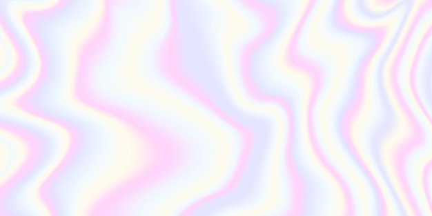 Fondo holográfico Fondo degradado de unicornio Textura metálica líquida Colores borrosos