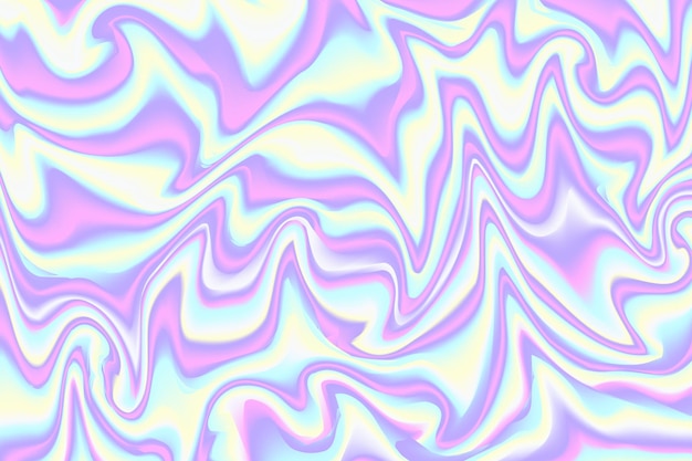 Fondo holográfico textura de degradado de neón Patrón abstracto iridiscente con arco iris de colores vibrantes