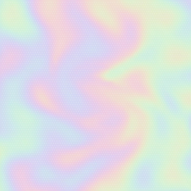 Fondo de holograma con superposición de puntos de semitono