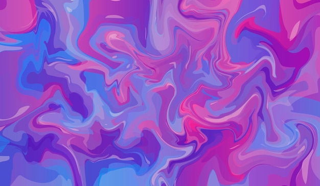 Fondo horizontal abstracto vectorial o papel tapiz en colores de moda Decoración con manchas borrosas y manchas Imitación de pintura mixta