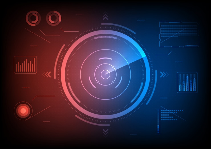 Vector fondo de hud