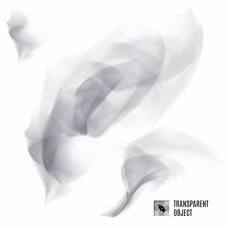 Vector fondo de humo negro