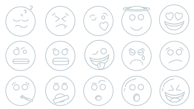 fondo de icono de emoticonos fondo de icono de vector de emoticonos