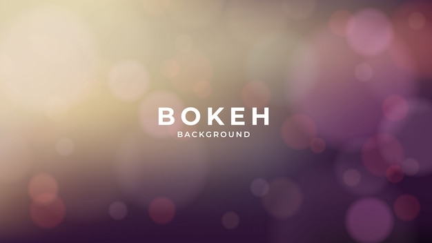 Vector fondo de iluminación bokeh abstracto moderno
