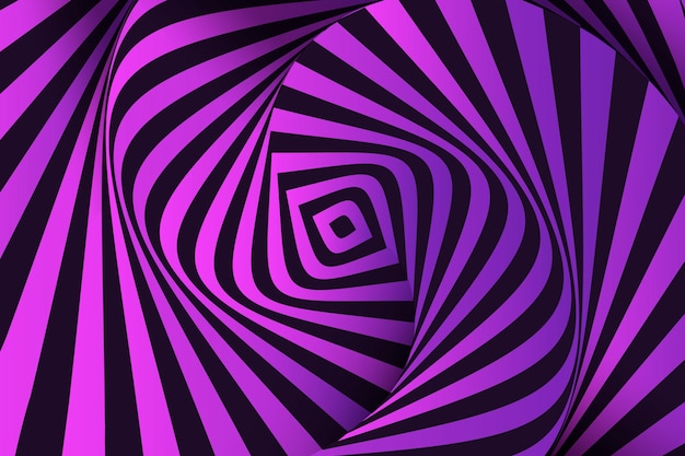 El fondo de la ilusión óptica psicodélica