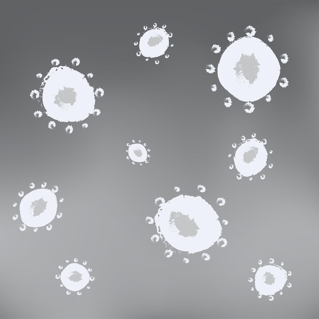 Fondo de ilustración de coronavirus