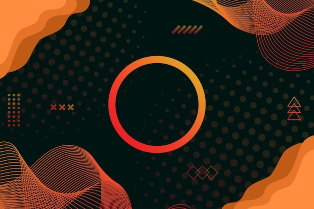 Fondo De Ilustración Geométrica Abstracta Elegante