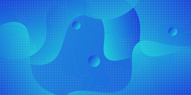 Fondo de ilustración de gradiente de onda geométrica azul abstractamente colorido con aspecto 3D