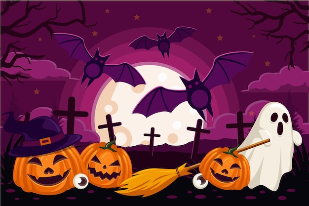 Fondo de ilustración de halloween