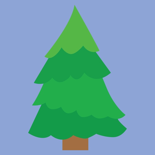 fondo de ilustración de icono de modelo de árbol de navidad