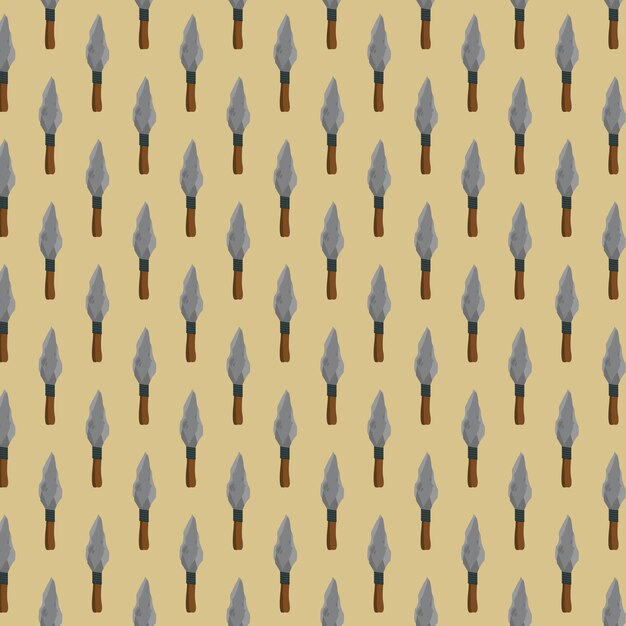 fondo de ilustración de papel tapiz de patrón de cuchillo antiguo