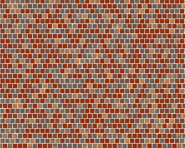 Fondo de ilustración de pared de ladrillo. textura de vector simple