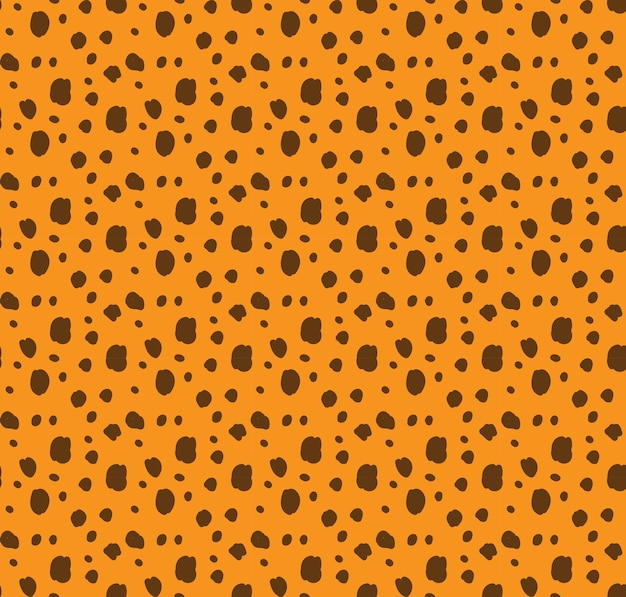 Fondo de ilustración de vector de diseño de patrón de leopardo
