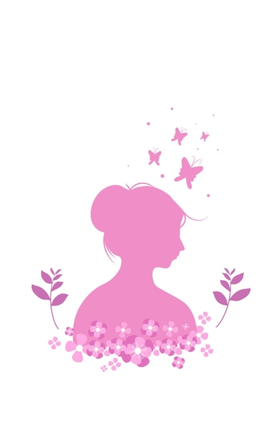 Fondo de ilustración vectorial del día de la igualdad de las mujeres para el evento del día de la mujer