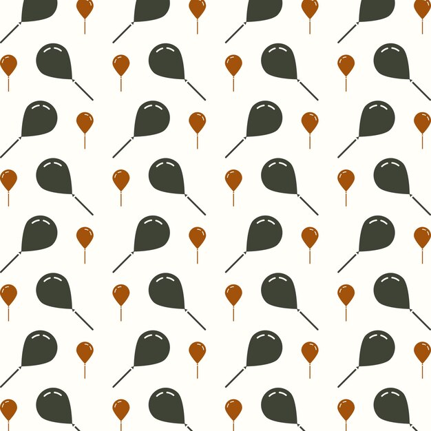 El fondo de la ilustración vectorial del patrón repetitivo multicolor muy de moda del globo