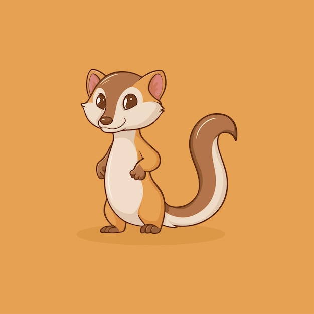 El fondo de las ilustraciones de arte vectorial de Kinkajou