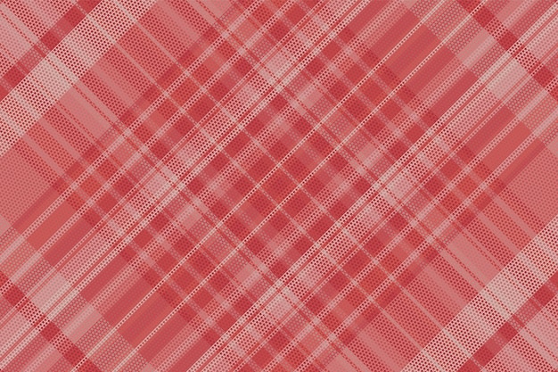 Fondo inconsútil del modelo de la tela escocesa de tartán con el color de san valentín. ilustración vectorial.