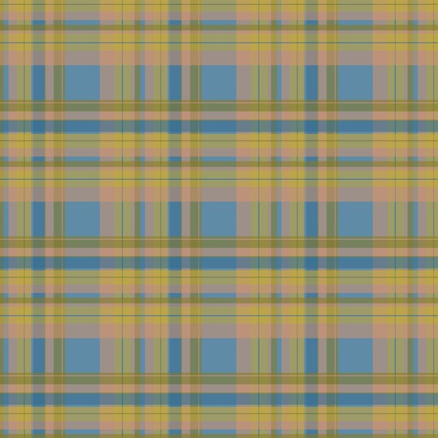 Fondo inconsútil del modelo de la tela escocesa de tartán. Textura de tela. Ilustración vectorial.