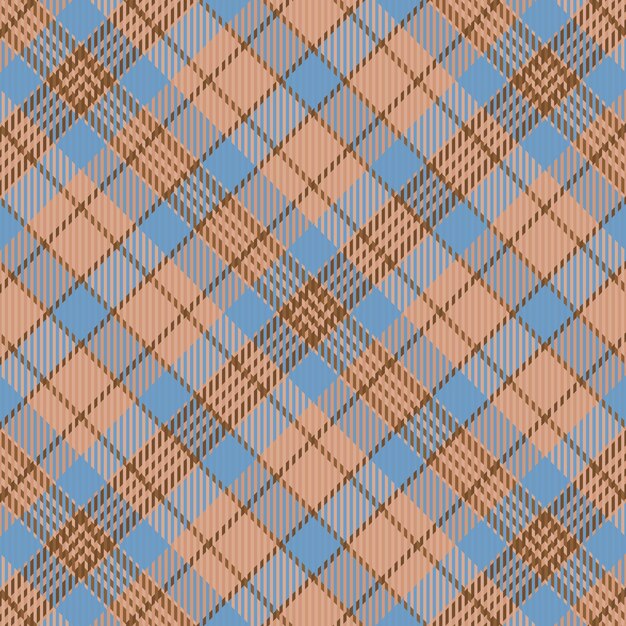 Fondo inconsútil del modelo de la tela escocesa de tartán. Textura de tela. Ilustración vectorial.