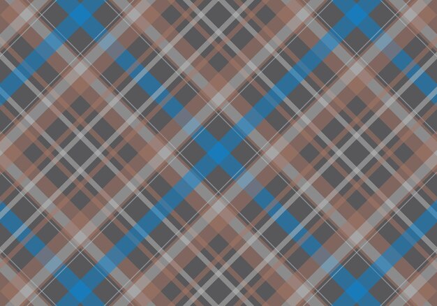 Fondo inconsútil del modelo de la tela escocesa de tartán. Textura de tela. Ilustración vectorial.
