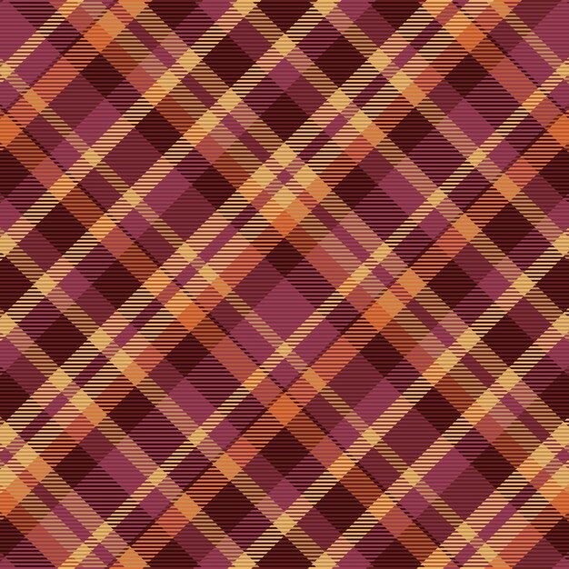Fondo inconsútil del modelo de la tela escocesa de tartán. Textura textil. Ilustración vectorial.