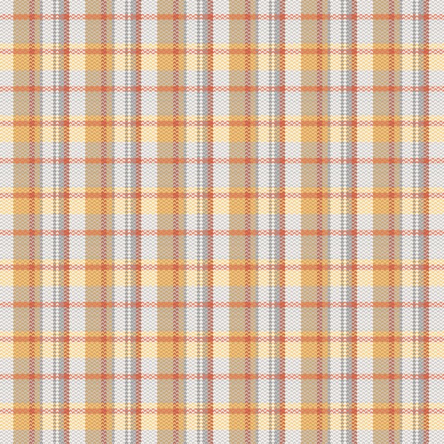 Fondo inconsútil del modelo de la tela escocesa de tartán. Textura textil. Ilustración vectorial.