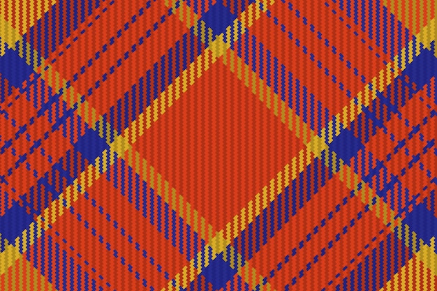 Fondo inconsútil del modelo de la tela escocesa de tartán. Textura textil. Ilustración vectorial.