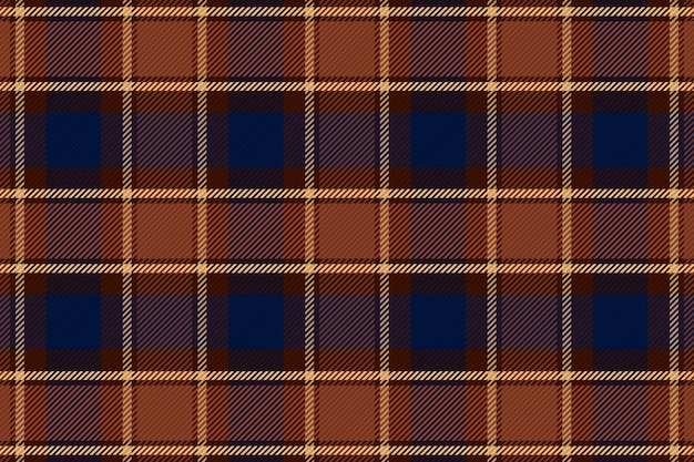 Fondo inconsútil del modelo de la tela escocesa de tartán. Textura textil. Ilustración vectorial.