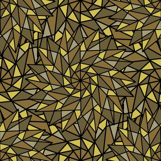 FONDO INCONSÚTIL DE VECTOR BEIGE ABSTRACTO CON ESTRELLAS GEOMÉTRICAS COMPLEJAS EN FORMA DE CALEIDOSCOPIO