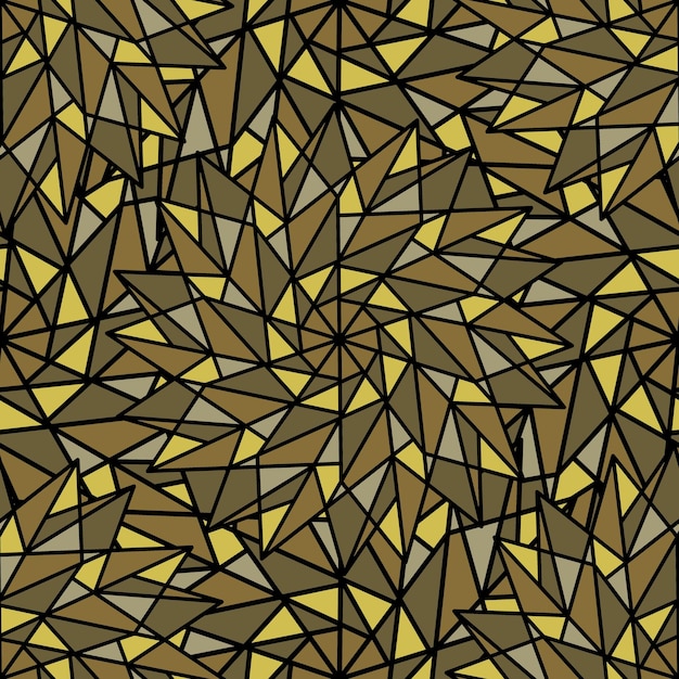 FONDO INCONSÚTIL DE VECTOR BEIGE ABSTRACTO CON ESTRELLAS GEOMÉTRICAS COMPLEJAS EN FORMA DE CALEIDOSCOPIO