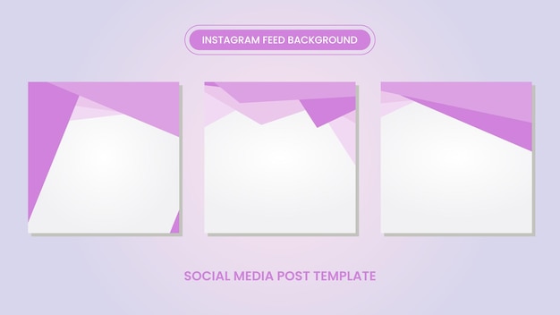 Fondo de Instagram abstracto Conjunto de ilustración multipropósito Vector EPS