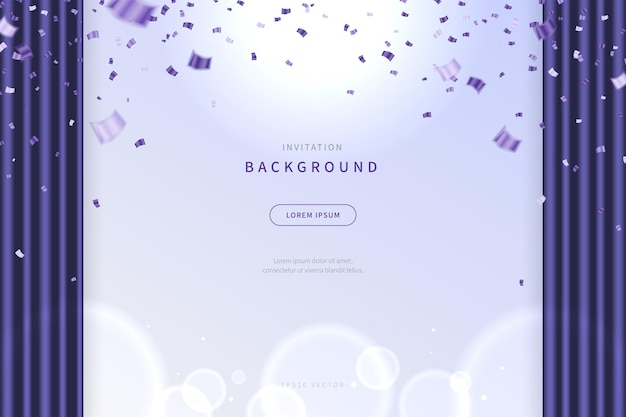 fondo de invitación con color muy peri